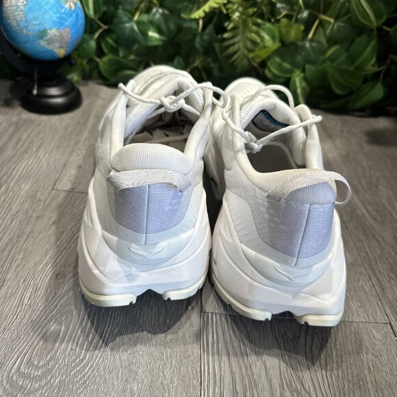 New Hoka One One Skyline Float X Triple White Sneakers Men's Size 13 1153350 - Picture 5 of 8